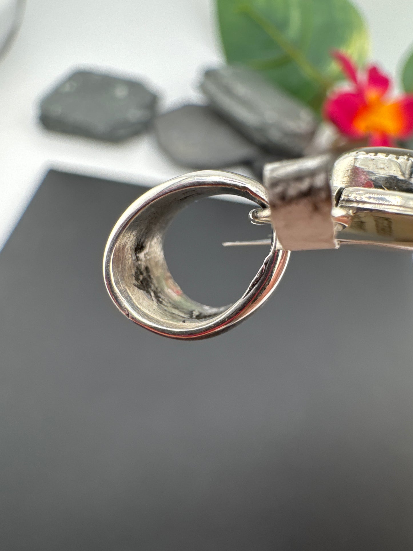 Annie McCarey Moss Agate Pendant
