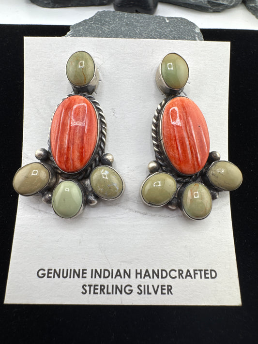 Alfreda Hale Spiny & Turquoise Earrings