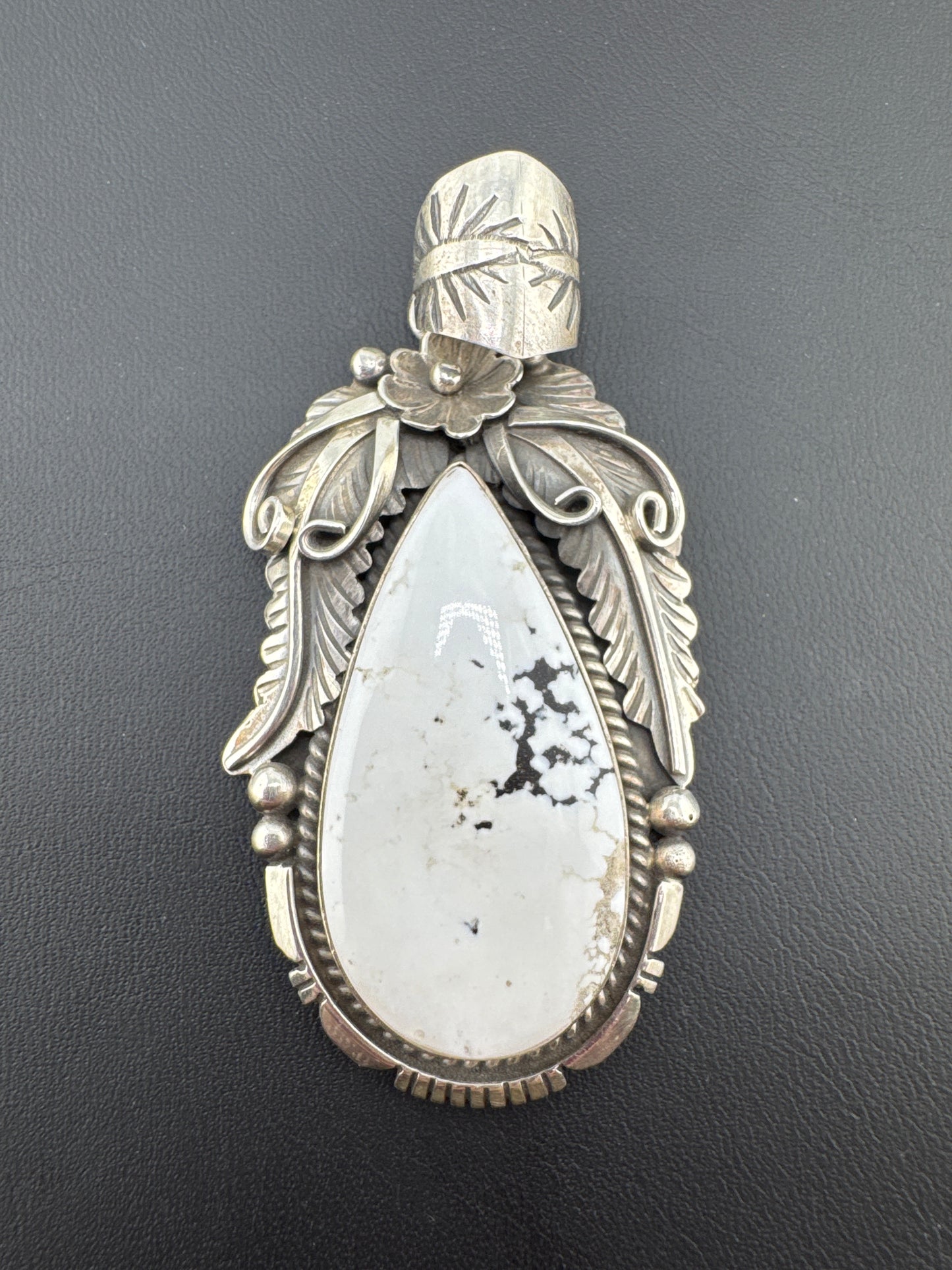 Alfred Martinez White Buffalo Pendant