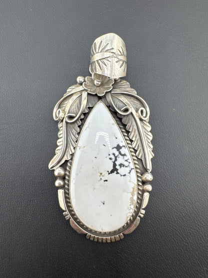 Alfred Martinez White Buffalo Pendant