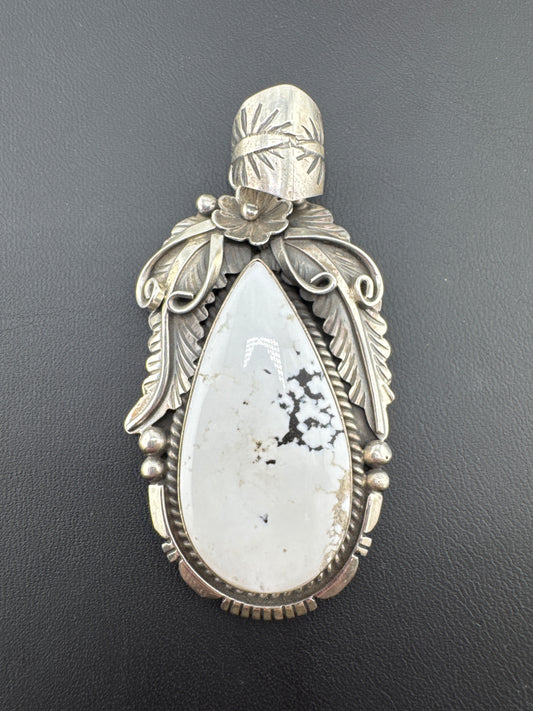 Alfred Martinez White Buffalo Pendant