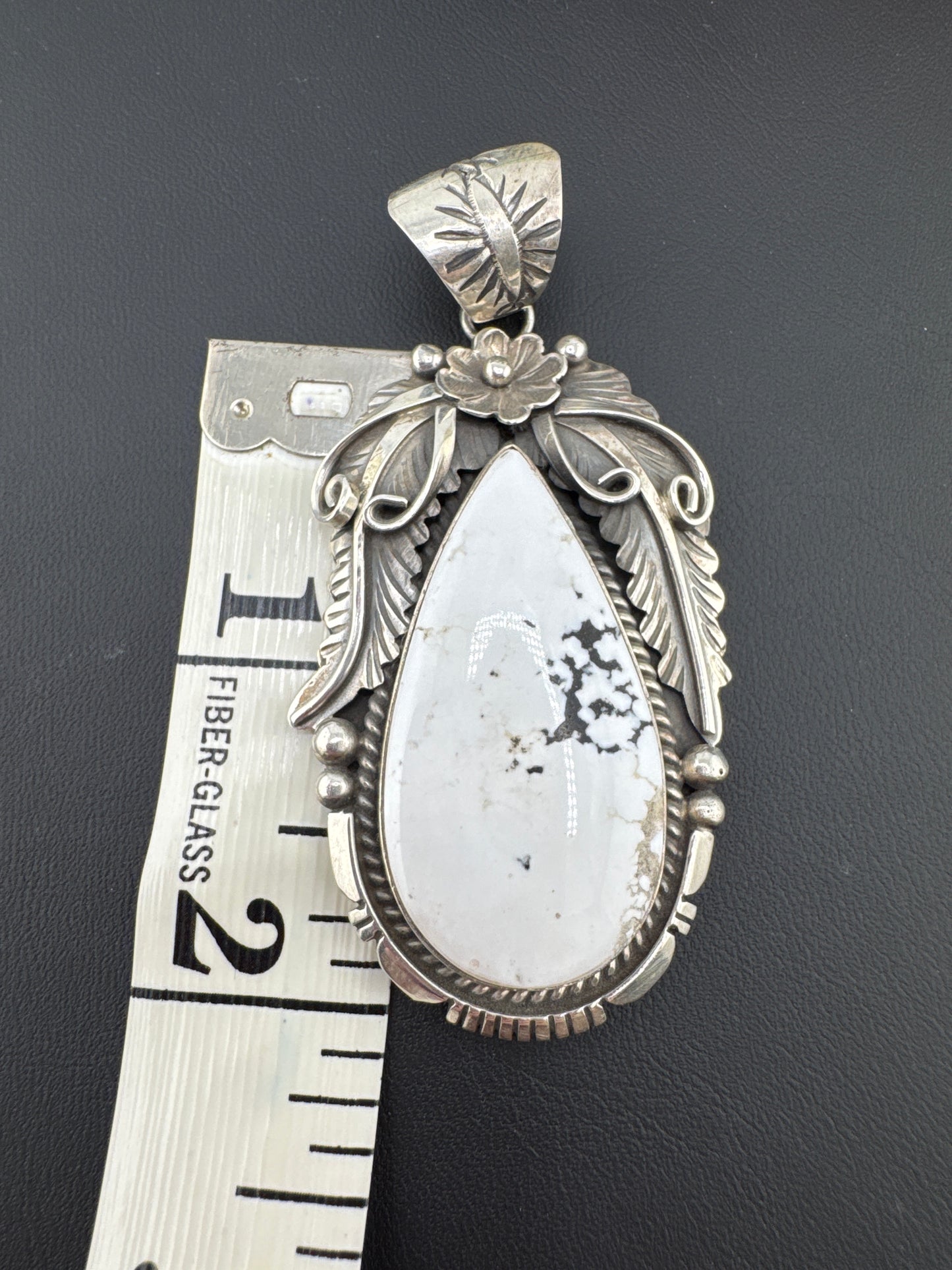 Alfred Martinez White Buffalo Pendant