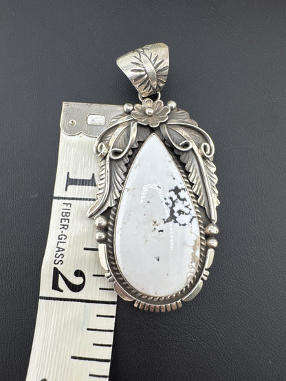 Alfred Martinez White Buffalo Pendant