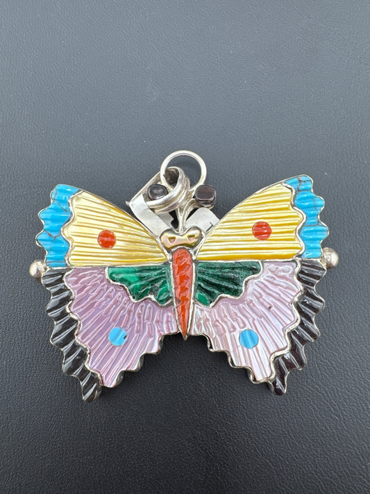 Tamara Pinto Butterfly Inlay Pendant