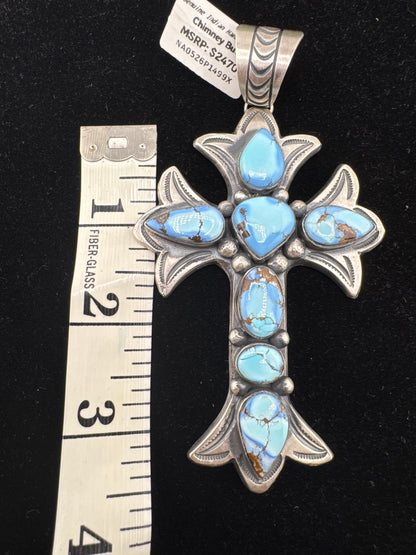 Chimney Butte Golden Hills Cross Pendant