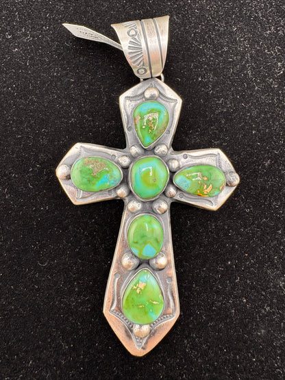 Chimney Butte Sonoran Gold Cross Pendant