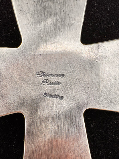 Chimney Butte Sonoran Gold Cross Pendant