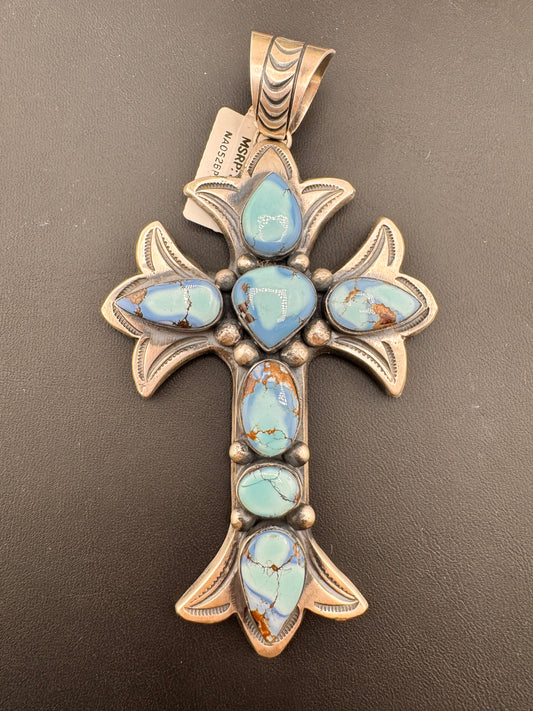 Chimney Butte Golden Hills Cross Pendant