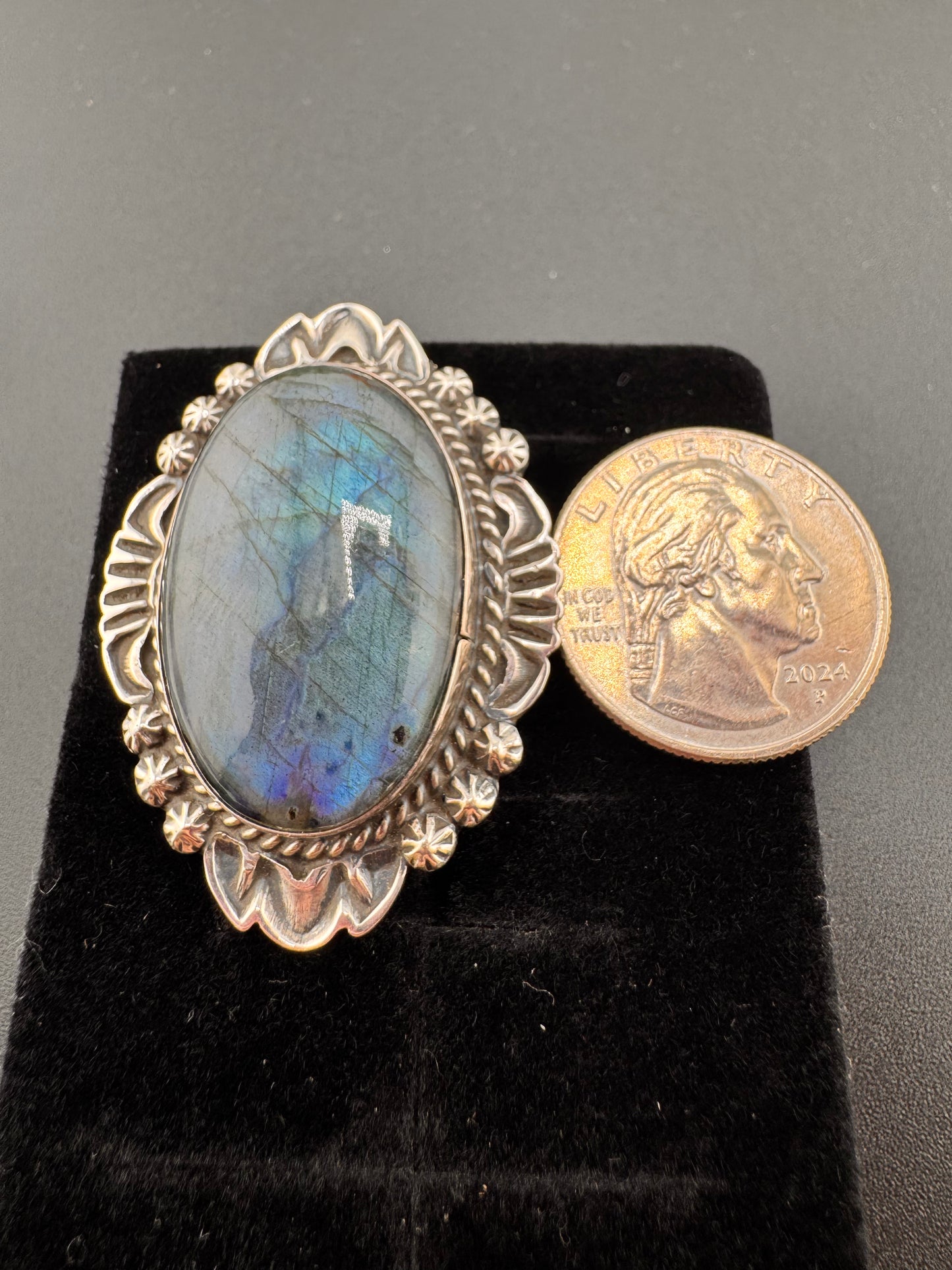 Harold Joe Labradorite Ring 8