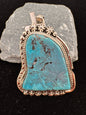 Rose Lincoln Turquoise Pendant