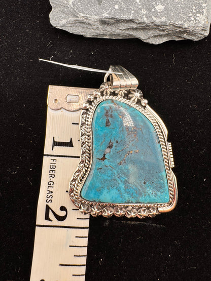 Rose Lincoln Turquoise Pendant