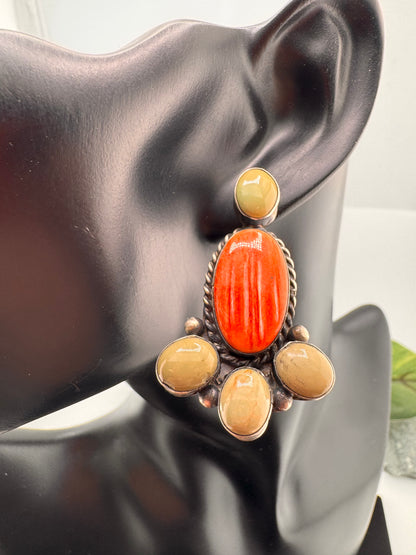 Alfreda Hale Spiny & Turquoise Earrings