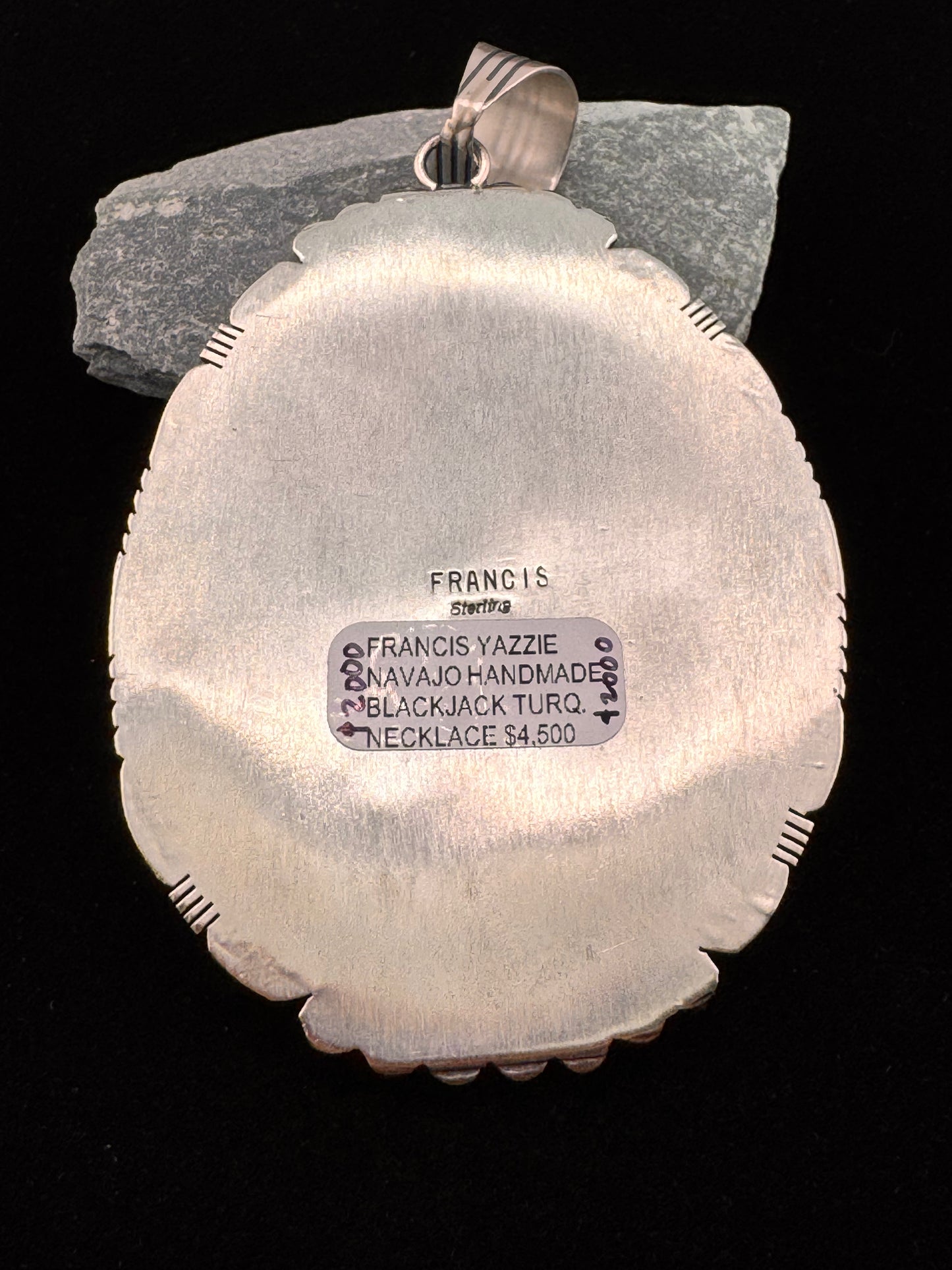 Francis Yazzie BlackJack Pendant