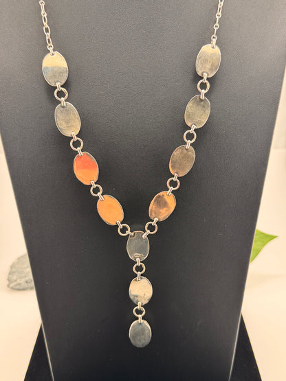 Jason B. Sterling Silver Turquoise Lariat-Style Necklace