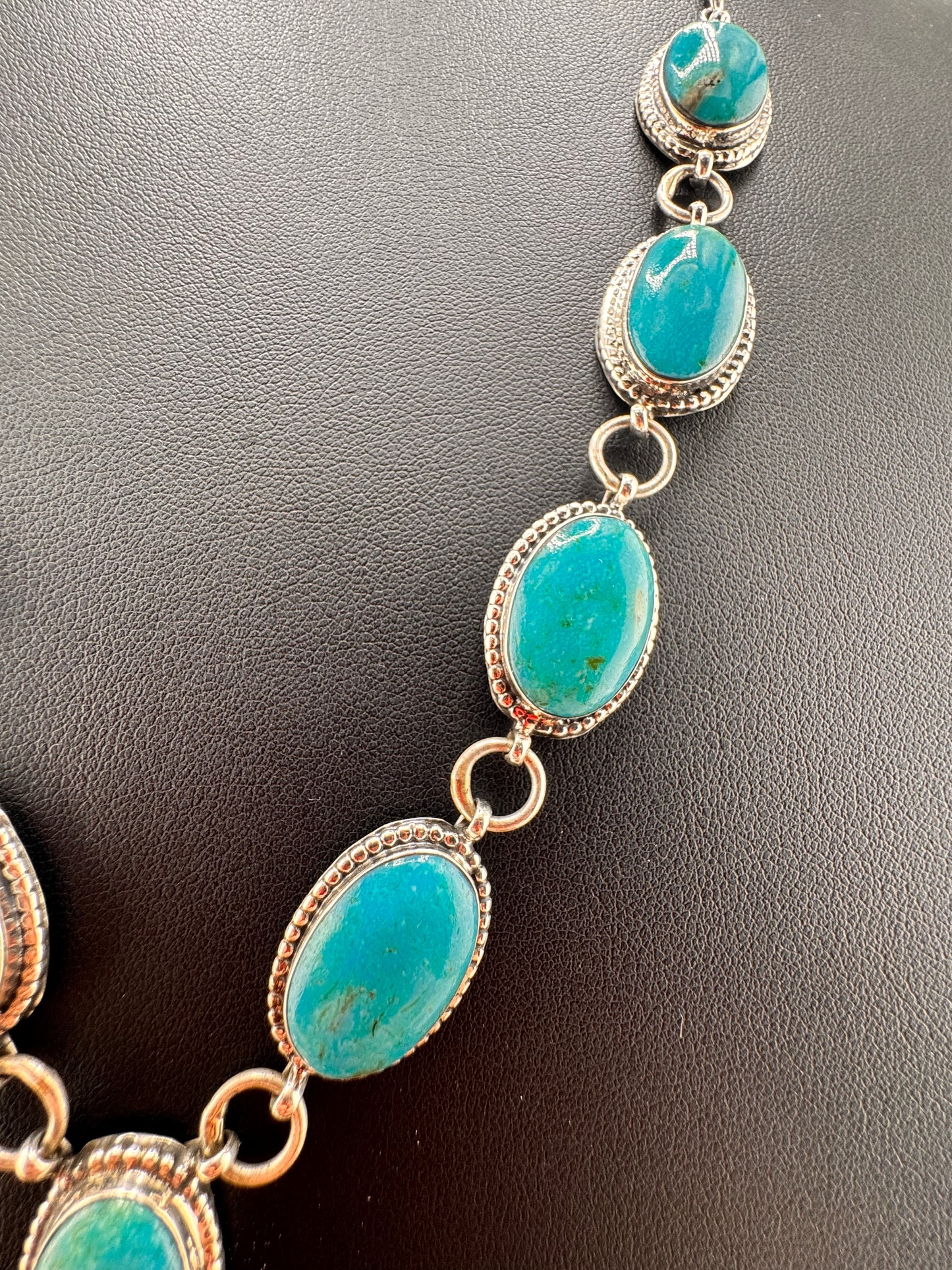 Jason B. Sterling Silver Turquoise Lariat-Style Necklace