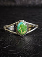 Norvin Johnson Sonoran Gold Turquoise Cuff Bracelet Navajo Handmade
