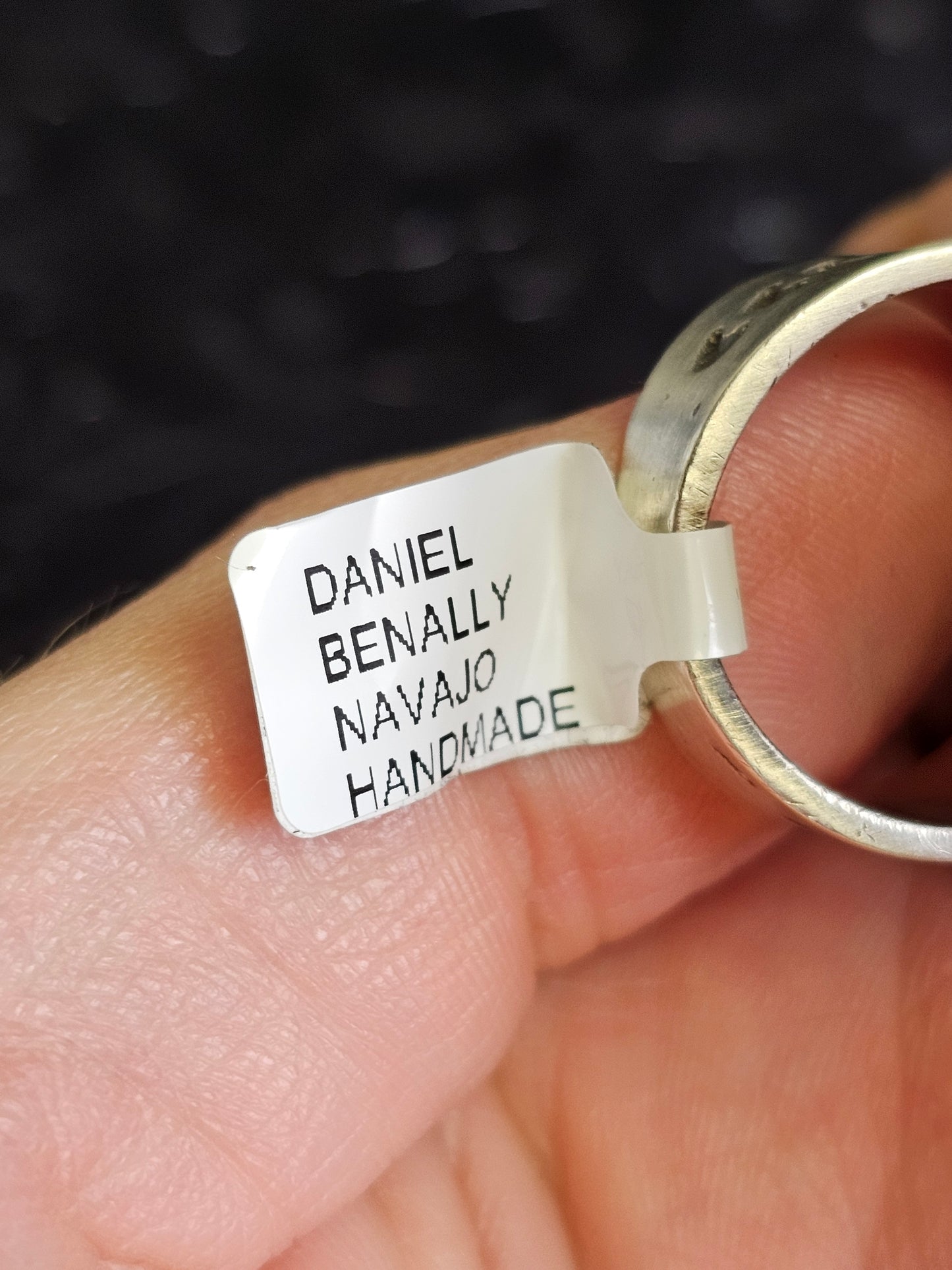 Daniel Benally Sonoran Gold Handmade Navajo Ring Size 10.5