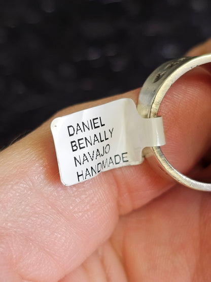 Daniel Benally Sonoran Gold Handmade Navajo Ring Size 10.5