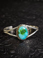 Norvin Johnson Sonoran Gold Turquoise Cuff Bracelet Navajo Handmade